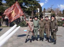 Казаки ХКО «Симеиз» приняли участие в праздновании 5-ти летия Крымской весны