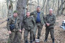 Черноморские казаки приняли участие в тушение лесного пожара 