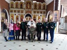 Казаки Оренбургского казачьего войска помолились за здоровье братьев казаков-добровольцев, находящихся на передовой Донбасса 