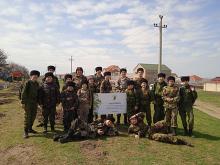 Казаки и кадеты г.Феодосия приняли участие в патриотической акции «Сад Памяти»
