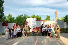 Джанкойские казаки и казачата приняли участие в  митинге, посвященном Дню памяти и скорби