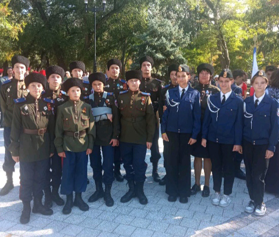 В Феодосии кадеты «Школы джур» заступили на «Пост №1»