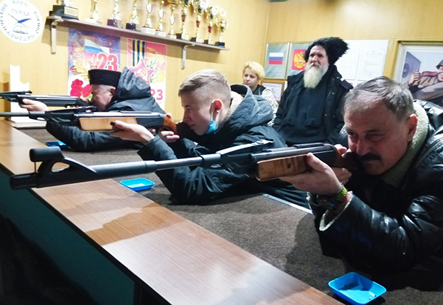 Черноморские казаки приняли участие в четвертом ежегодном турнире «Лучший стрелок «Единой России»