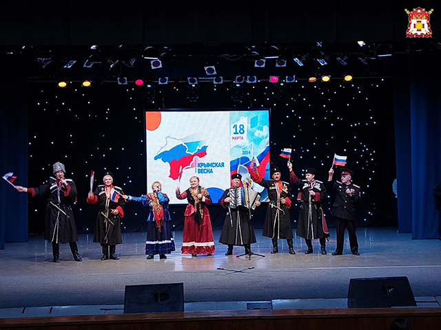 В честь 8-й годовщины Крымской весны в Симферополе прошел праздничный концерт