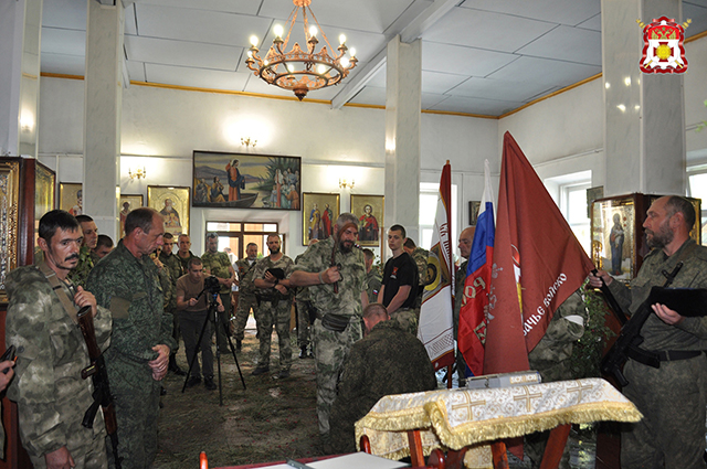 В Черноморском казачьем войске добровольцы поверстались в казаки