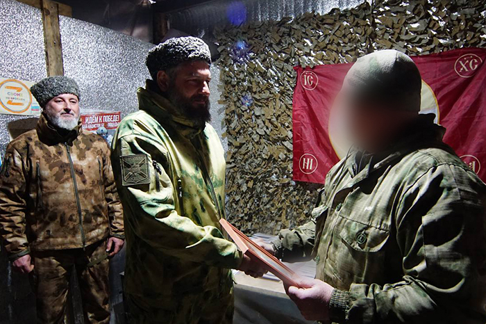 Бойцов казачьего батальона «Таврида» наградили в зоне СВО