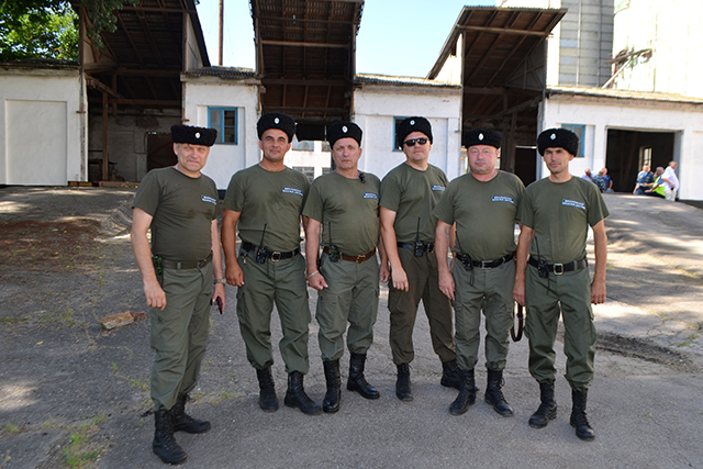 Джанкойские казаки-черноморцы приняли участие в пожарно-тактическом учении