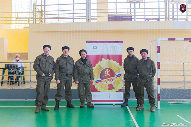  Черноморские казаки приняли участие в Военно-спортивной эстафете