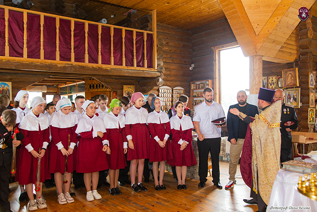 В День реабилитации Крымского казачества черноморские казаки приняли участие в молебне  