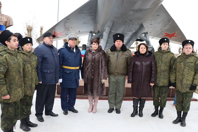 Черноморские кадеты приняли участие в открытии Авиа-музея 