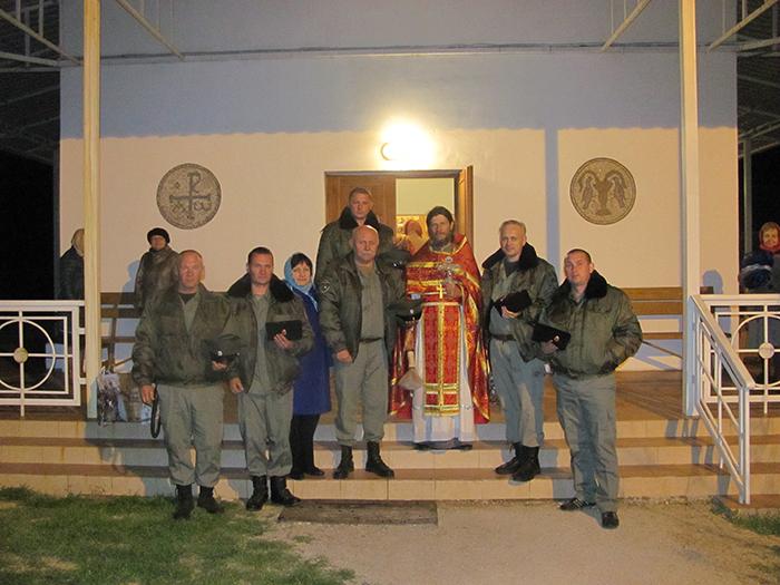 Щёлкинские казаки на патруле во время Пасхи