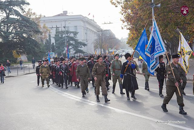 Черноморские казаки приняли участие в мероприятиях, посвященных Дню памяти "Русского исхода"