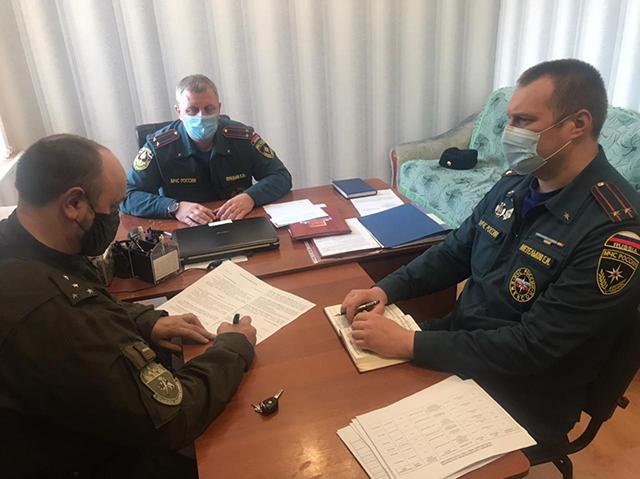 Между черноморскими казаками и представителями МЧС был подписан протокол создания добровольного пожарного формирования 