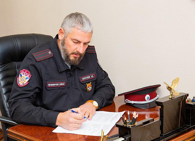 Подписание Соглашения о сотрудничестве между ЧКВ и Азово-Черноморским Округом ДНР 
