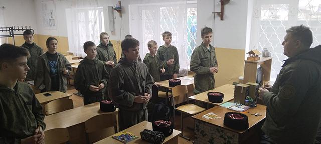 В казачьем классе прошел урок памяти, посвящённый геноциду казачьего народа