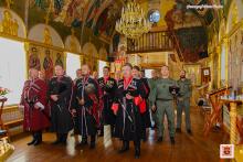Торжественное принятие присяги казаками Крымского ОКО