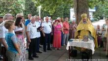 В  день 1030-летия Крещения Руси на центральной площади Ялты отслужили молебен 