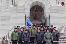 Казаки Черноморского казачьего войска вместе отметили 5-летие создания Народного ополчения и День защитника Отечества 