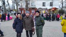 Джанкойские казаки участвовали в обеспечении правопорядка на городских предпраздничных мероприятиях