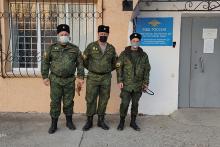 Казаки ХКО "ЛАДОГА" принимают участие в патрулировании улиц по соблюдению карантина