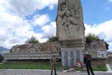 Казаки черноморцы Алушты почтили память героев Великой Отечественной войны 