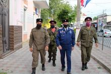   Судакские казаки участвовали в совместном патрулировании в Симферополе
