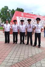 Джанкойские казаки приняли участие в обеспечении правопорядка в параде Победы