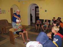 Черноморские казаки изучают с казачатами первую медицинскую помощь