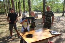Офицерами-воспитателями черноморцами была проведена военно-спортивная эстафета