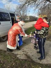 Первомайские казаки поздравили казачат с Новым Годом и Рождеством
