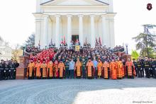 Черноморские казаки приняли участие в молебне в честь Георгия Победоносца
