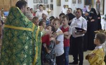 Джанкойские казаки вместе с казачатами приняли участие в Божественной литургии 