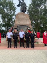 В Тамани прошло мероприятие, посвященное 229-летию высадки черноморских казаков на Таманский полуостров