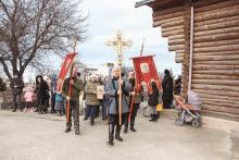 Казаки хутора "Сармат" приняли участие в  праздничном богослужении