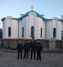 Керченские казаки на пасхальном богослужении