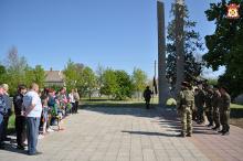 Черноморцы-добровольцы второго казачьего батальона почтили память павших воинов в годы ВОВ 