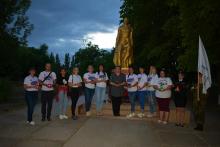 Казачья молодежь приняла участие в акции «Свеча памяти»