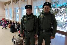 Джанкойские казаки встречают беженцев из Херсонской области 