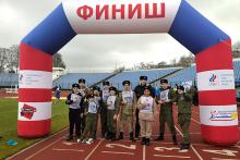 Джанкойские казачата приняли участие в легкоатлетическом пробеге