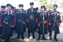 Поздравление с Днем Рождения Атаману Войска от казаков ГКО «Керчь-Еникальское»