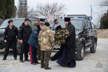 Бойцы роты «Севастополь» получили от Севастопольского благочиния комплекты формы