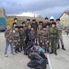 В канун Великого православного праздника  кадеты «Школы джур» провели субботник 