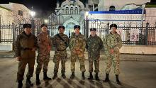 На Пасху казаки-черноморцы Феодосии приняли участие в охране общественного порядка