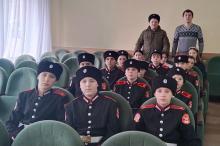 Кадеты казачьего класса приняли участие в мероприятии, посвященном 81-й годовщине Победы в Сталинградской битве