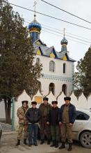 Черноморские казаки приняли участие в праздновании престольного праздника храма Сретения Господня