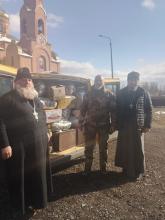 Крымские священники доставили гуманитарную помощь казакам казачьего батальона «Таврида»